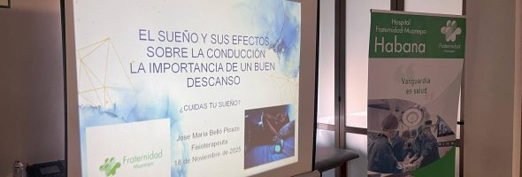 Charla sobre el sueño en el centro asistencial de Fraternidad Muprespa de Tomelloso